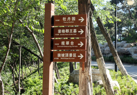 解說旅游景區(qū)標(biāo)識牌的功能